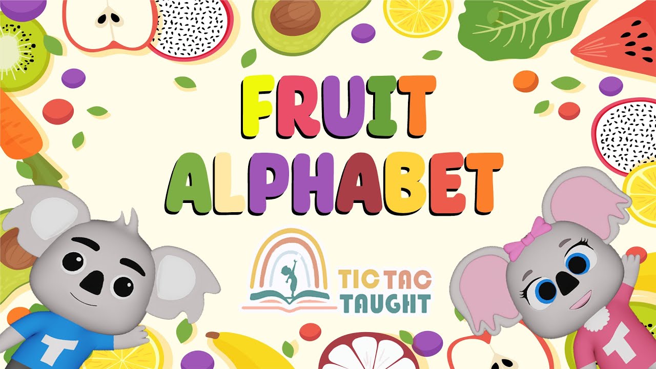 ABC FRUIT ~ Fruit Song, Learn Fruits, Explore the Alphabet with Fruit, Fruit Song for Kids, Alphabet