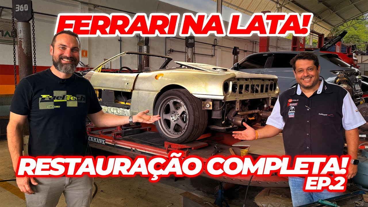 Surpresas na restauração da Ferrari F355 FuelTech! Ep2 na Kalu Import