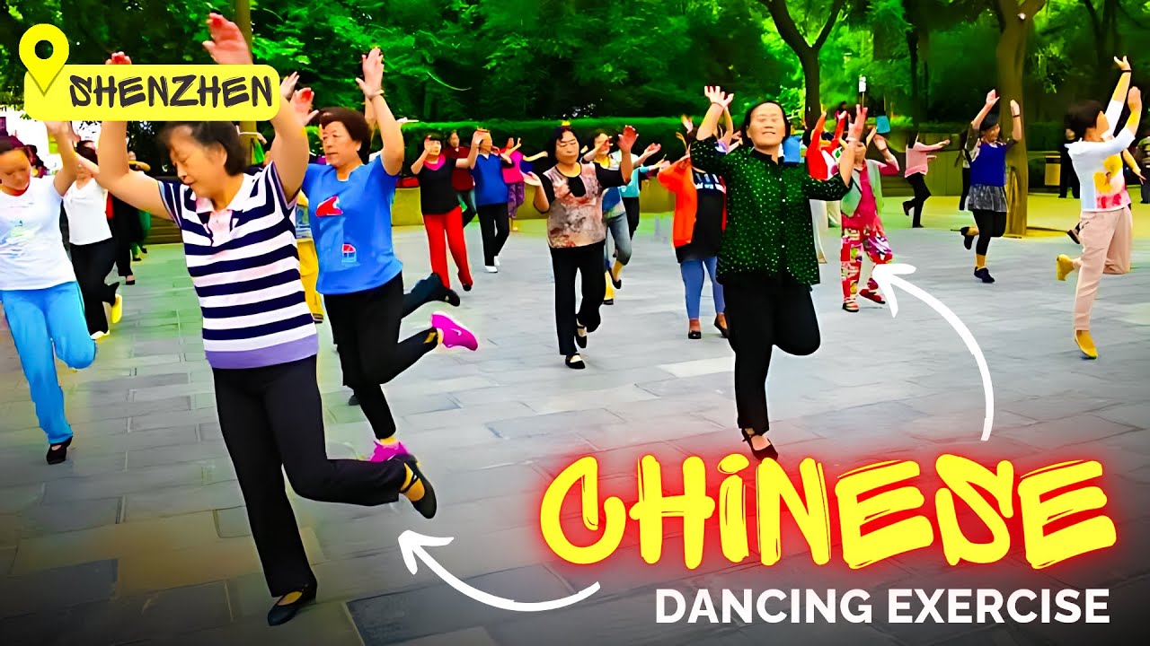 Chinese Morning Exercise by Old People !