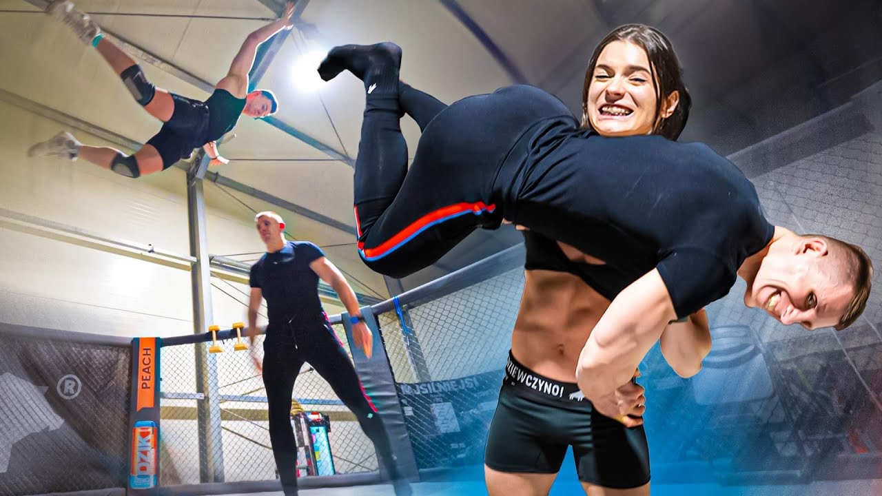 WKRĘCIŁAM OWCĘ*TRENING WRESTLINGU Z ZAWODOWCEM*