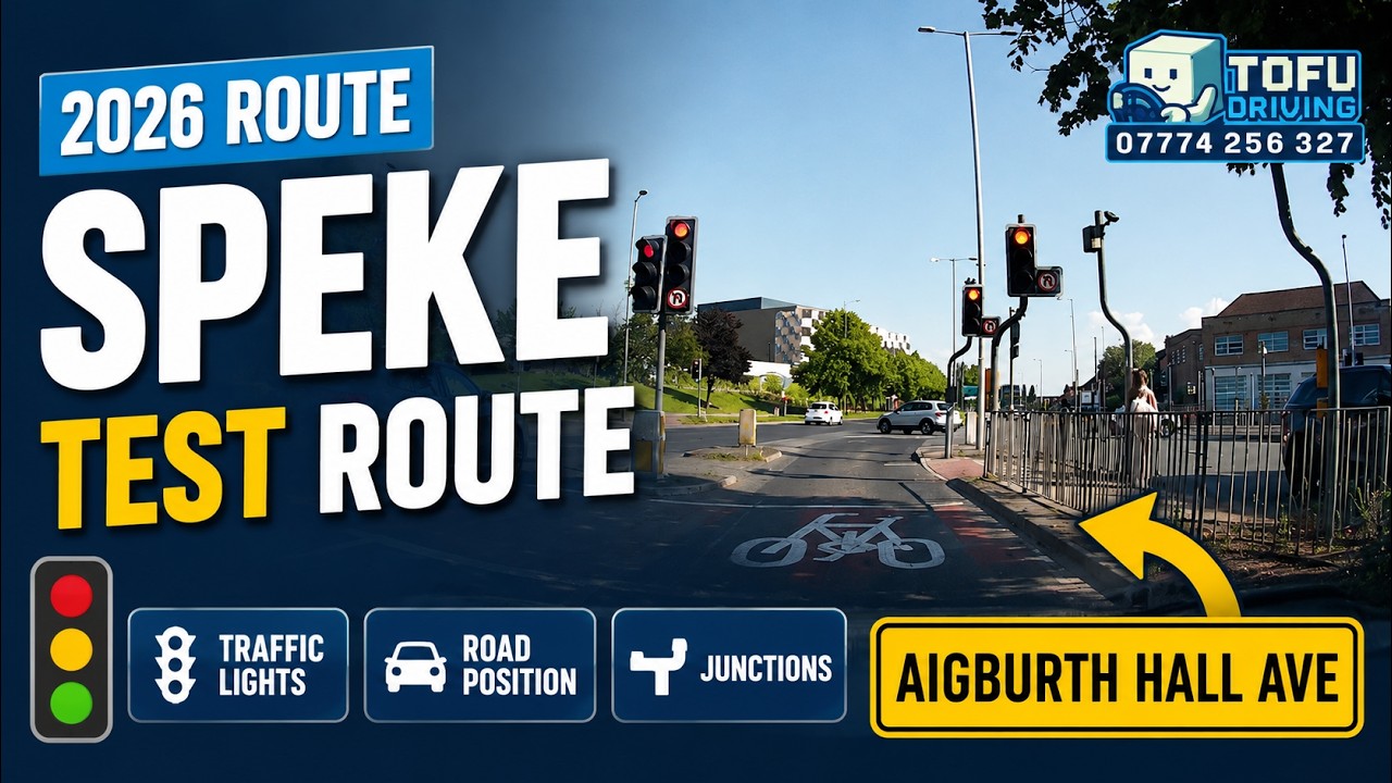 Speke Driving Test Route 2026 | Aigburth Hall Avenue | TOFU Driving School