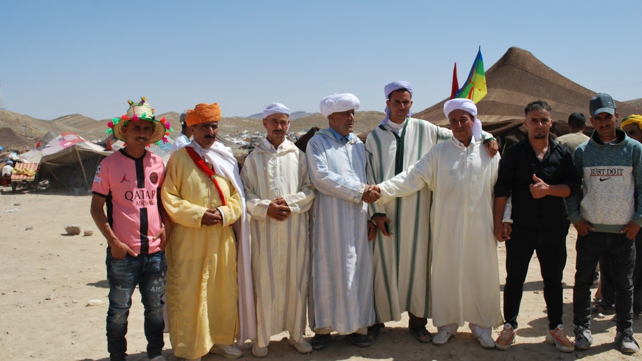 مشاركة قبائل ايت بوشاون بموسم مولاي علي بتالسينت اقليم فكيك