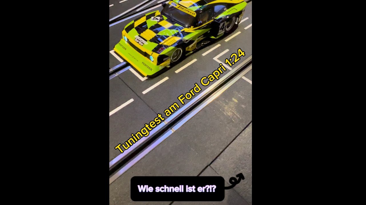 Teil 1 Tuningtest Ford Capri Zakspeed Turbo No.4 Carrera Digital 1:24 Frankenslot oder Serie 124