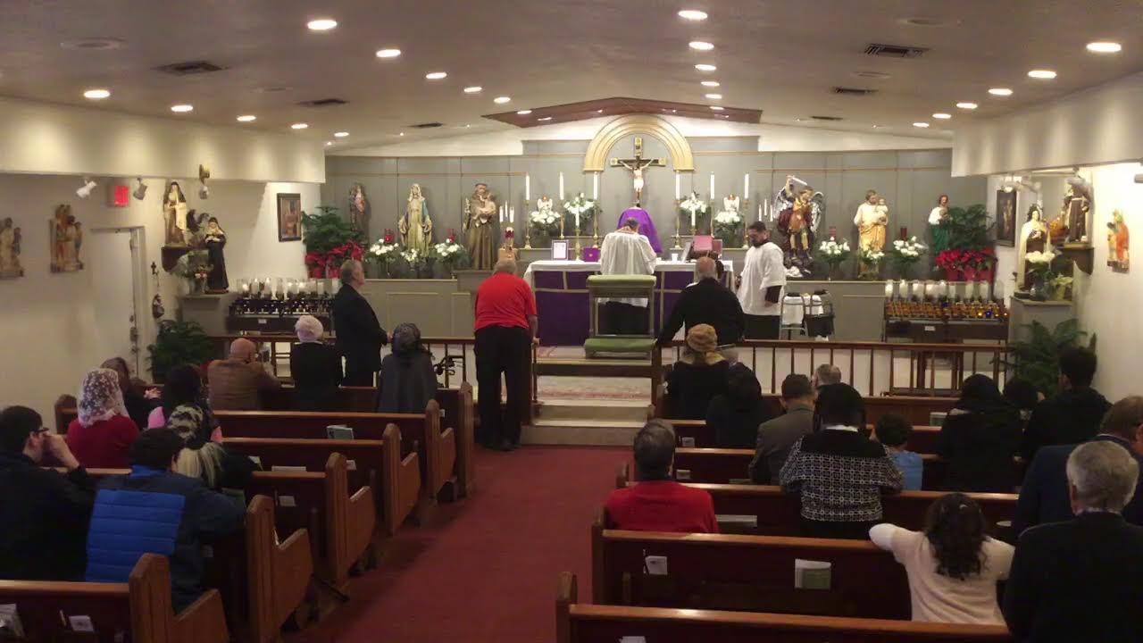 Sunday Mass at noon