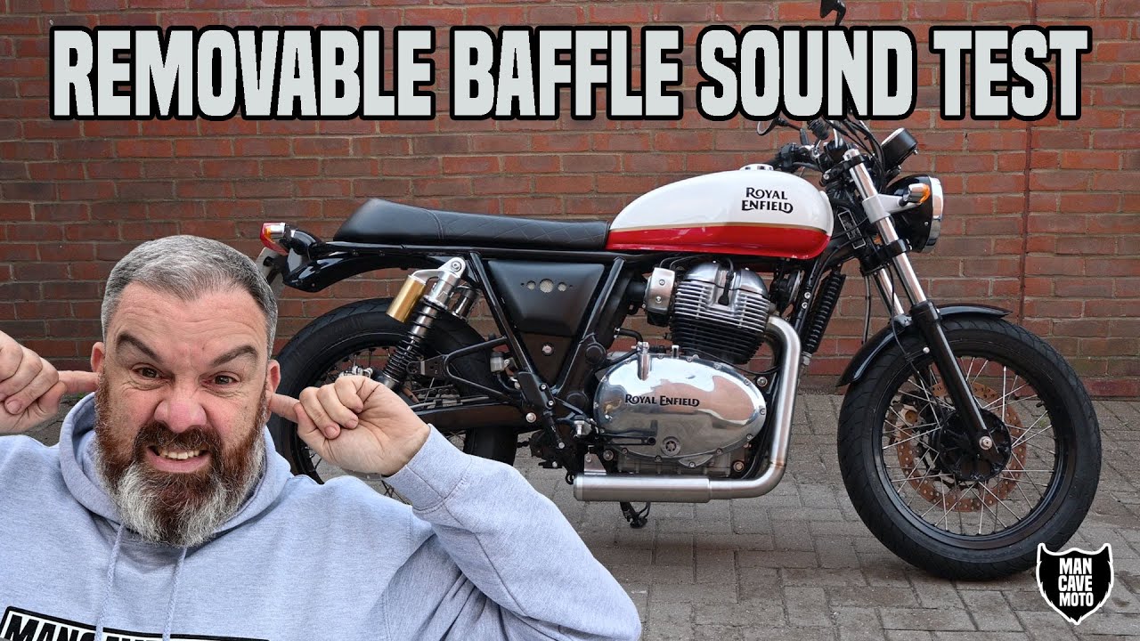 Interceptor 650  'Short Shot' Exhaust with removable baffles from Sold Out Motorcycles