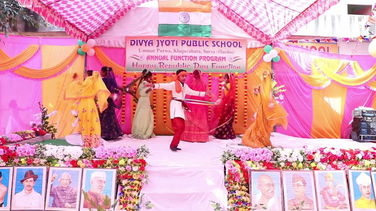 Ayo Re Maro Dholna Dance Performance,Divya Jyoti Public School Annual Function 25 Jan 2025