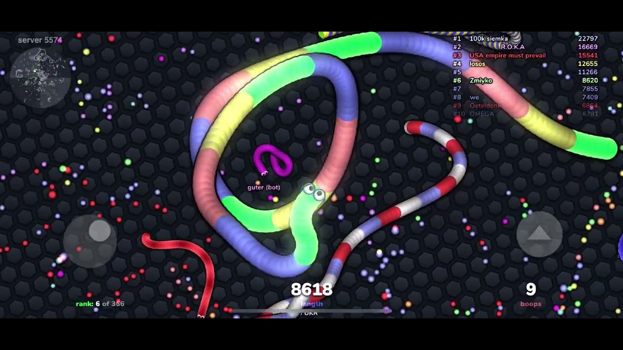 Every Time I Try for Top 10… I Get Eaten | Zmiyko Slither Game