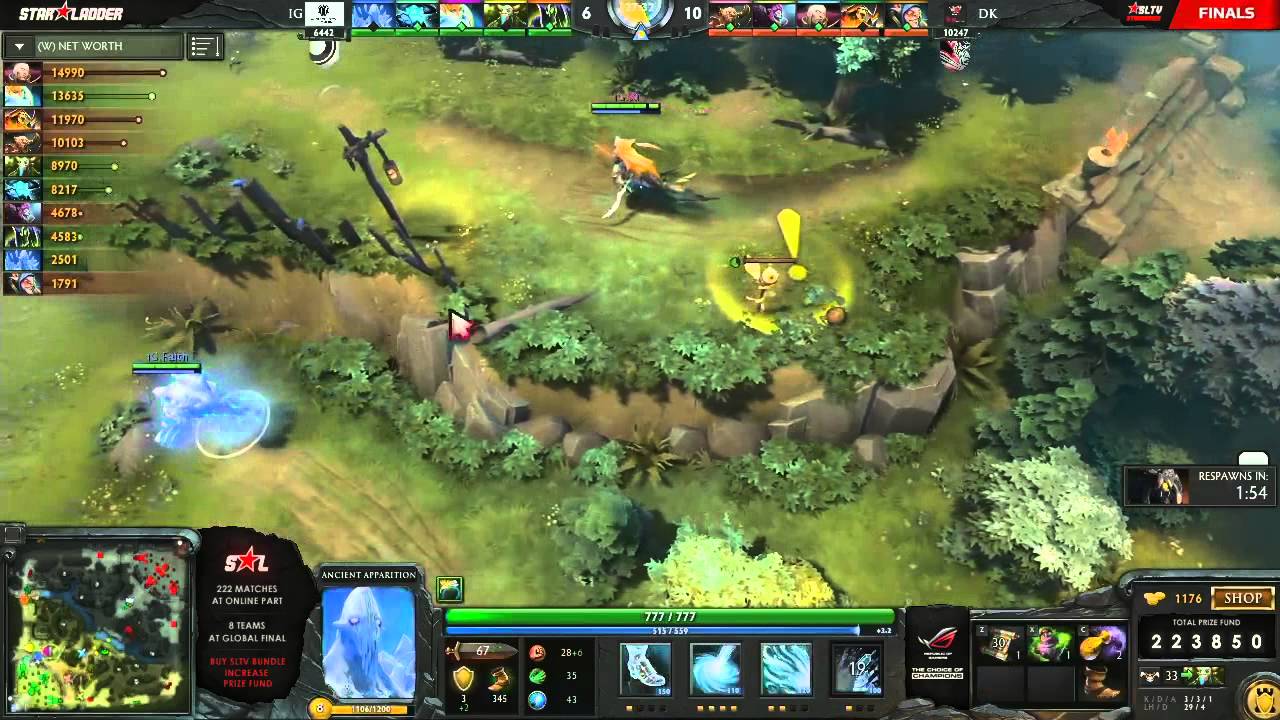 DK vs iG - Game 1 (Starladder IX LAN - WB Round 1) [MEEPO PICK!]