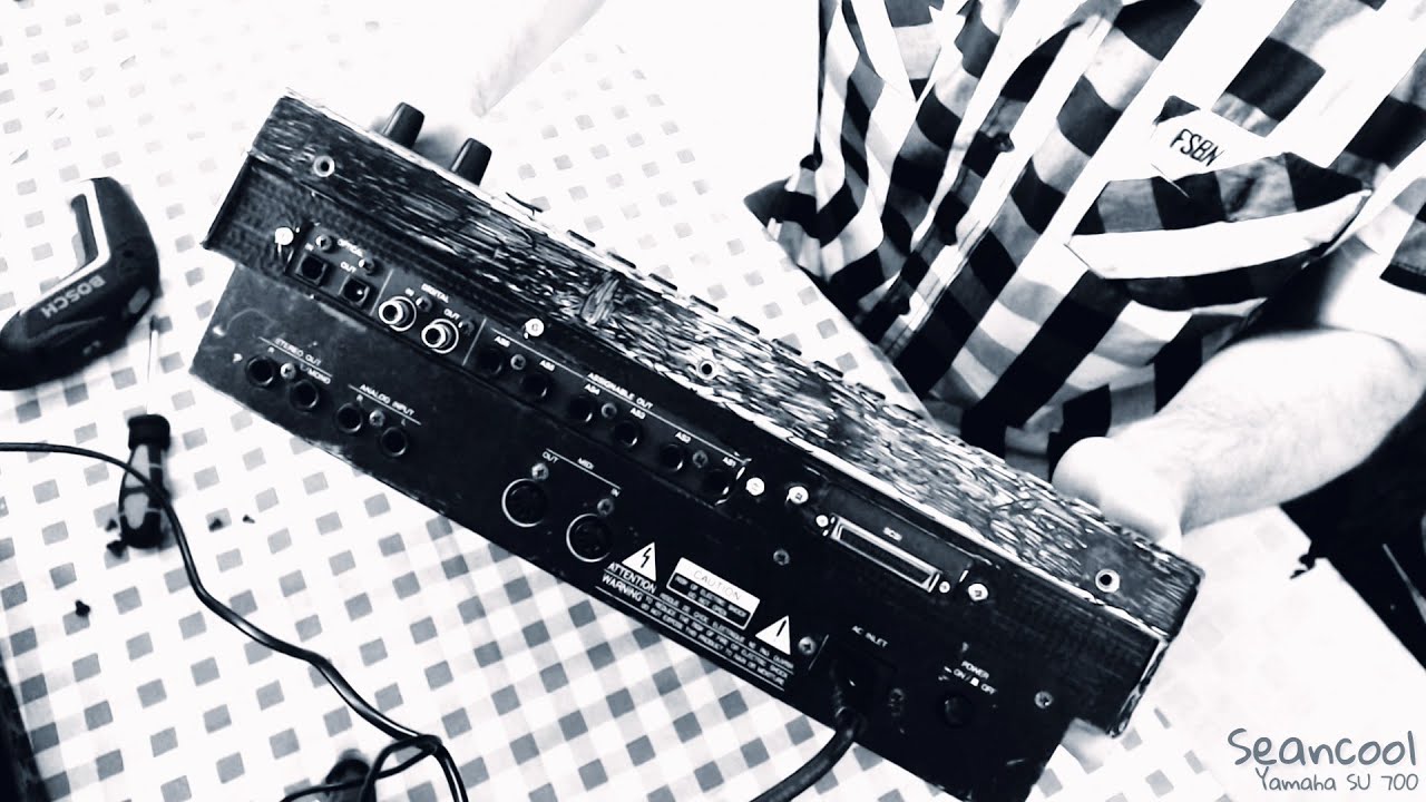 Yamaha SU 700 Sampler - I/O Expansionboard AIEB1 Board - Installation and Explanation (Englisch)