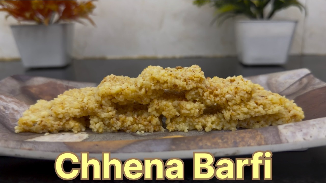 3 Ingredient Barfi Recipe | Soft & Creamy Milk Sweet | No Preservatives | Chhena Fudge