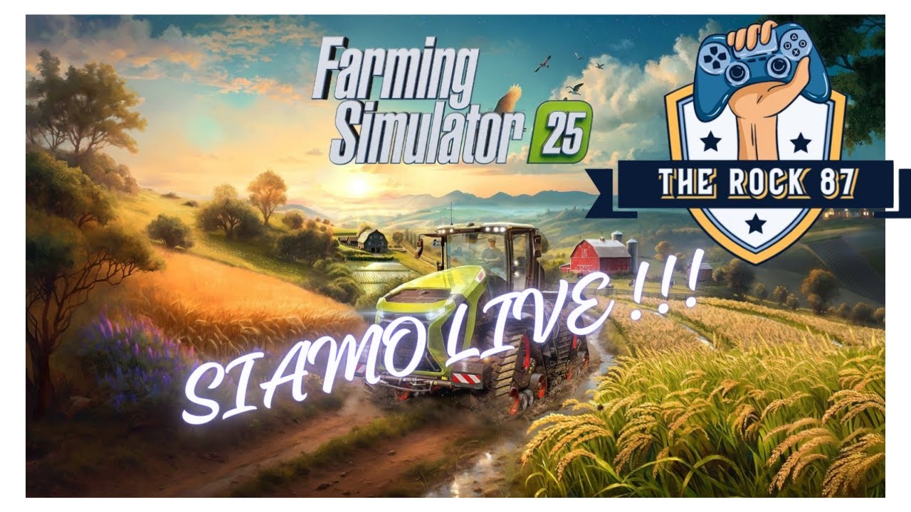 CARRERA IN MULTIPLAYER SU FARMING SIMULATOR 25 !!!!!! SIAMO LIVE !!!!!!!