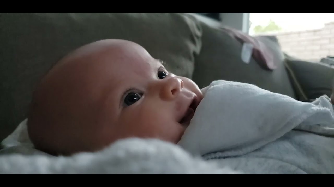 Josie Babbling at 3 Months