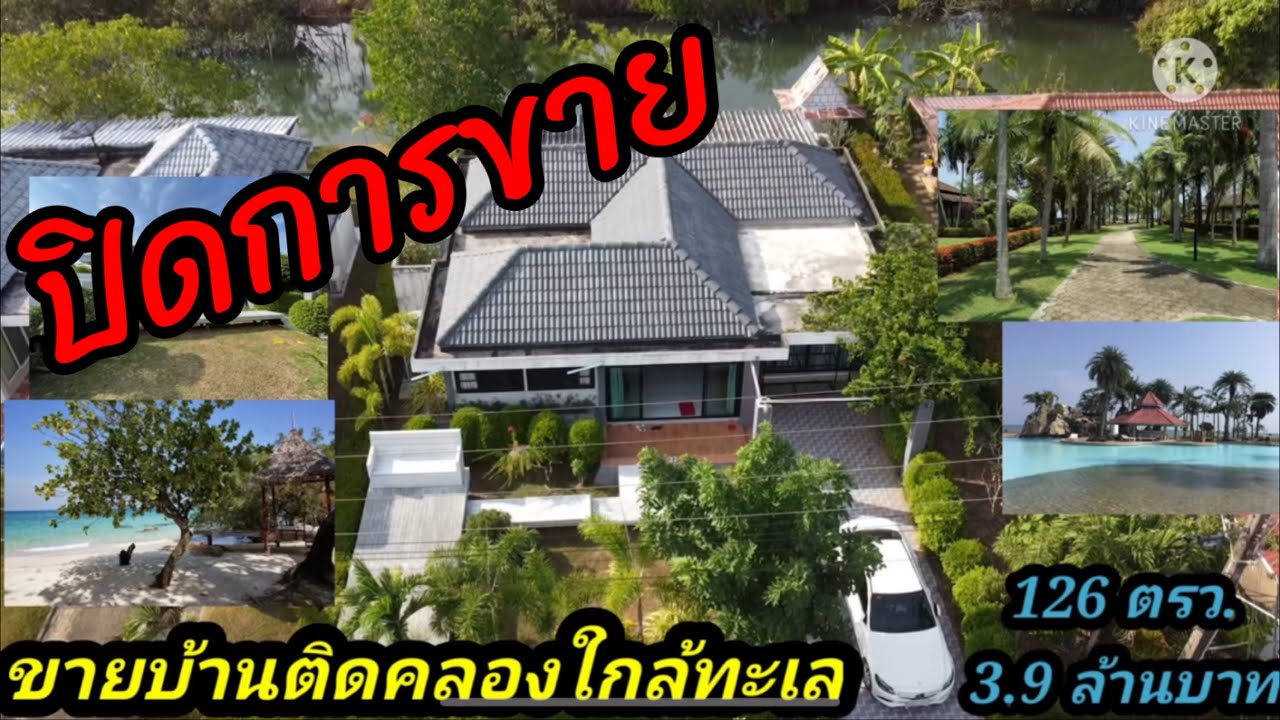 ❌ขายแล้ว❌ขายบ้านติดคลองใกล้ทะเล โฉนด126 ตารางวา3.9ล้าน #บ้านใกล้หาด #บ้านและสวน   #บ้านริมคลอง