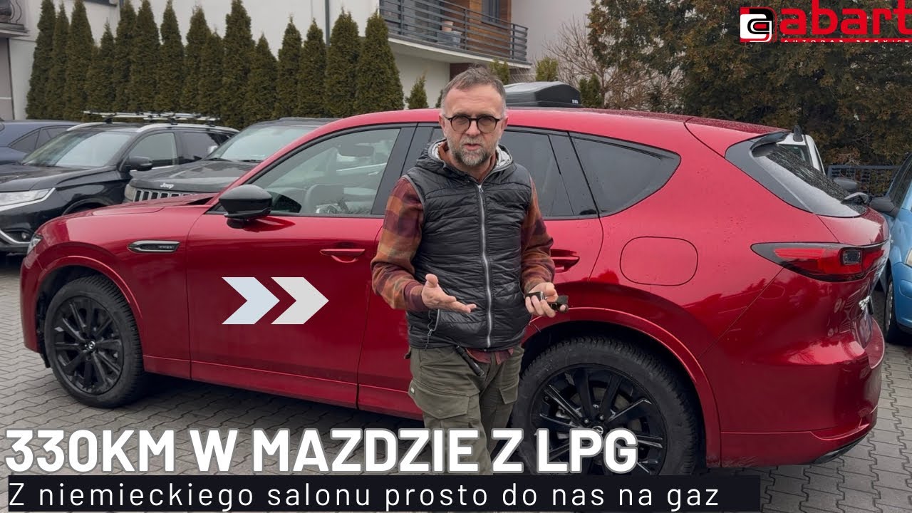 Jak nowiutka Mazda CX-60 2.5 PheV jeździ na LPG po montażu instalacji gazowej w @AbartAutoGazSerwis 