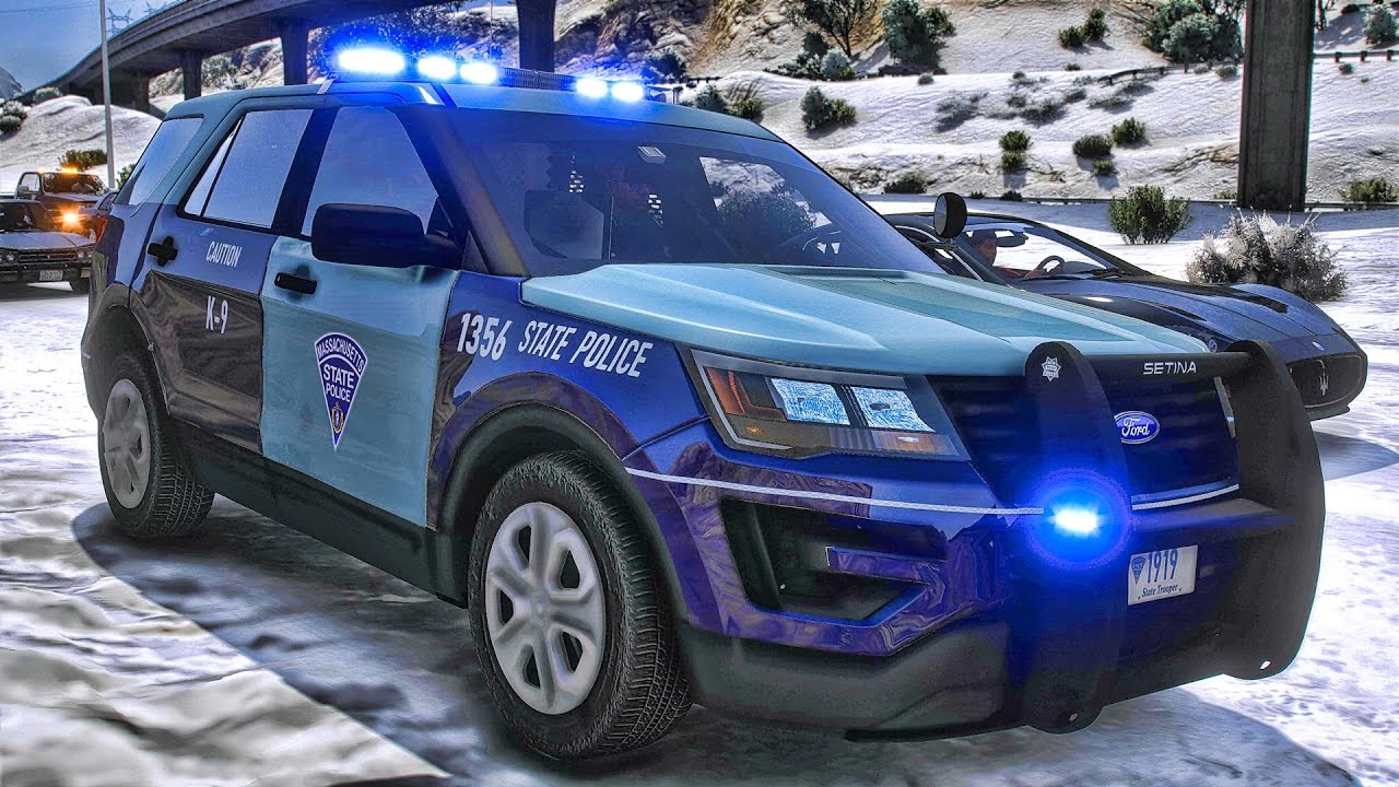 Playing GTA 5 As A POLICE OFFICER Highway Patrol| Mass| GTA 5 Lspdfr Mod| 4K