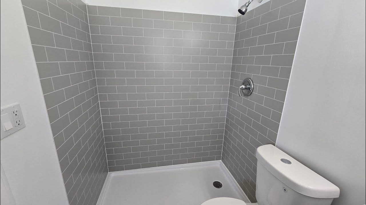 How to install Glue-up shower wall surround (Shower panels)