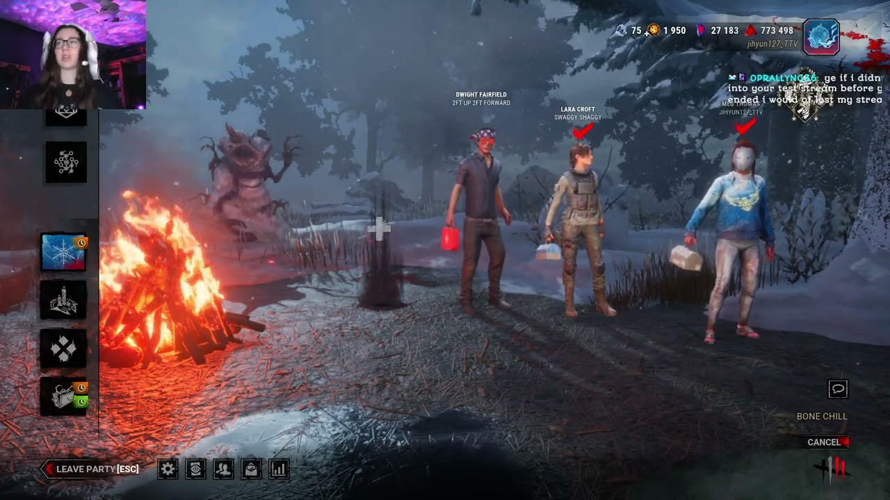 Dead by Daylight - Bones, chilled. Toes, mistled