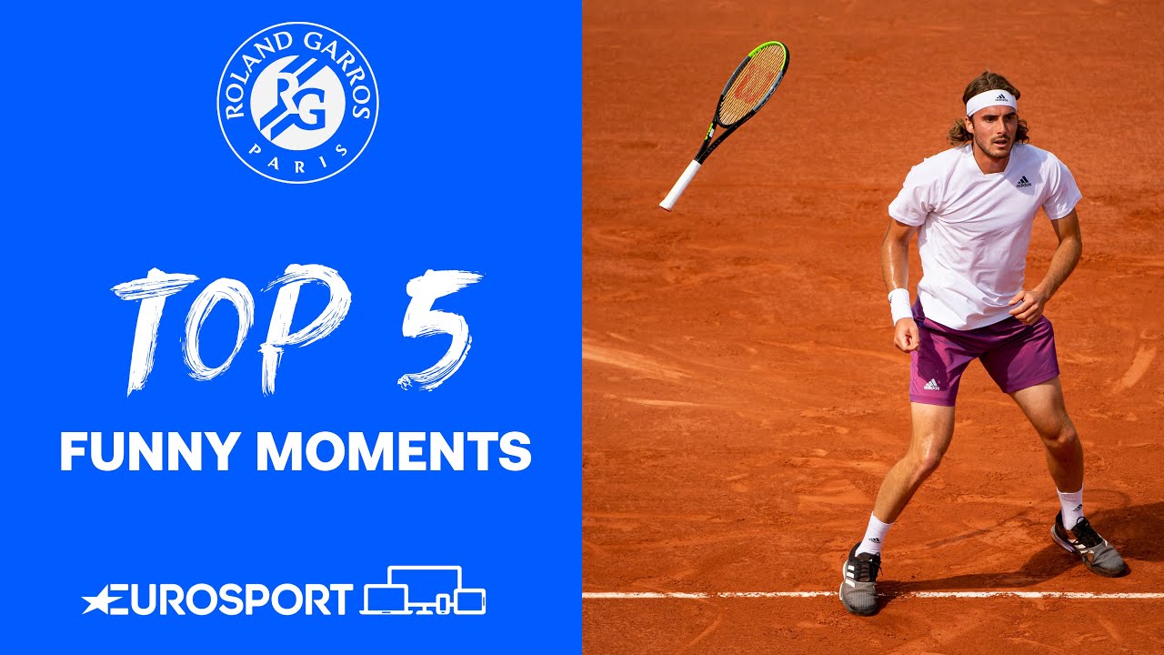 Top 5 Funny Moments | 2021 Roland Garros | Tennis | Eurosport