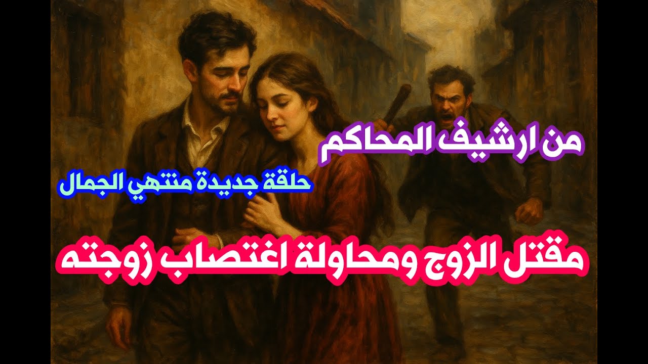 من ارشيف المحاكم حل لغز مقتل الزوج ومحاولة اغتصاب زوجته والجاني عديم الضمير