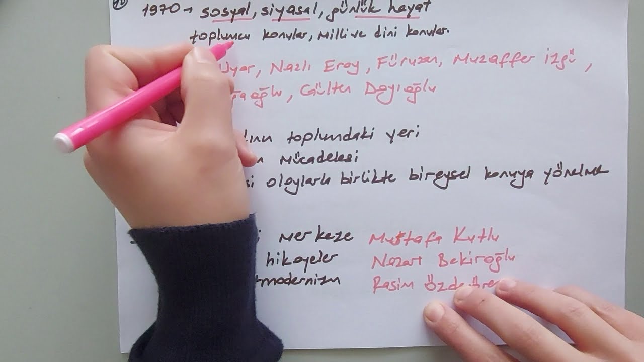 HÜLYA HOCA İLE EDEBİYAT 12. SINIF 🌟🌟🌟 1.DÖNEM  1.YAZILI KONU ANLATIMI 1. VE 2. ÜNİTE