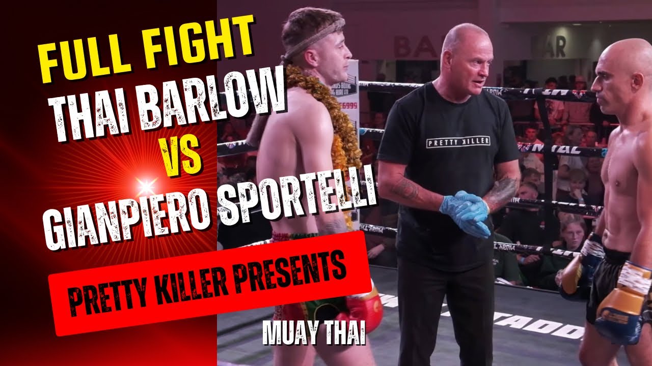 What A Finish🔪🔥Thai BARLOW 🆚 Джанпьеро СПОРТЕЛЛИ Профессиональный муай-тай на выставке Pretty Kil...