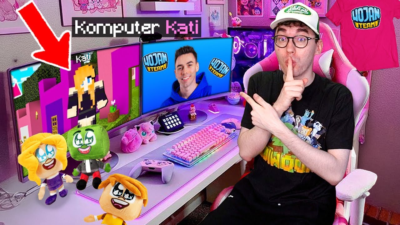 Sekretnie WŁAMAŁEM SIĘ na NOWY KOMPUTER KATI w Minecraft!