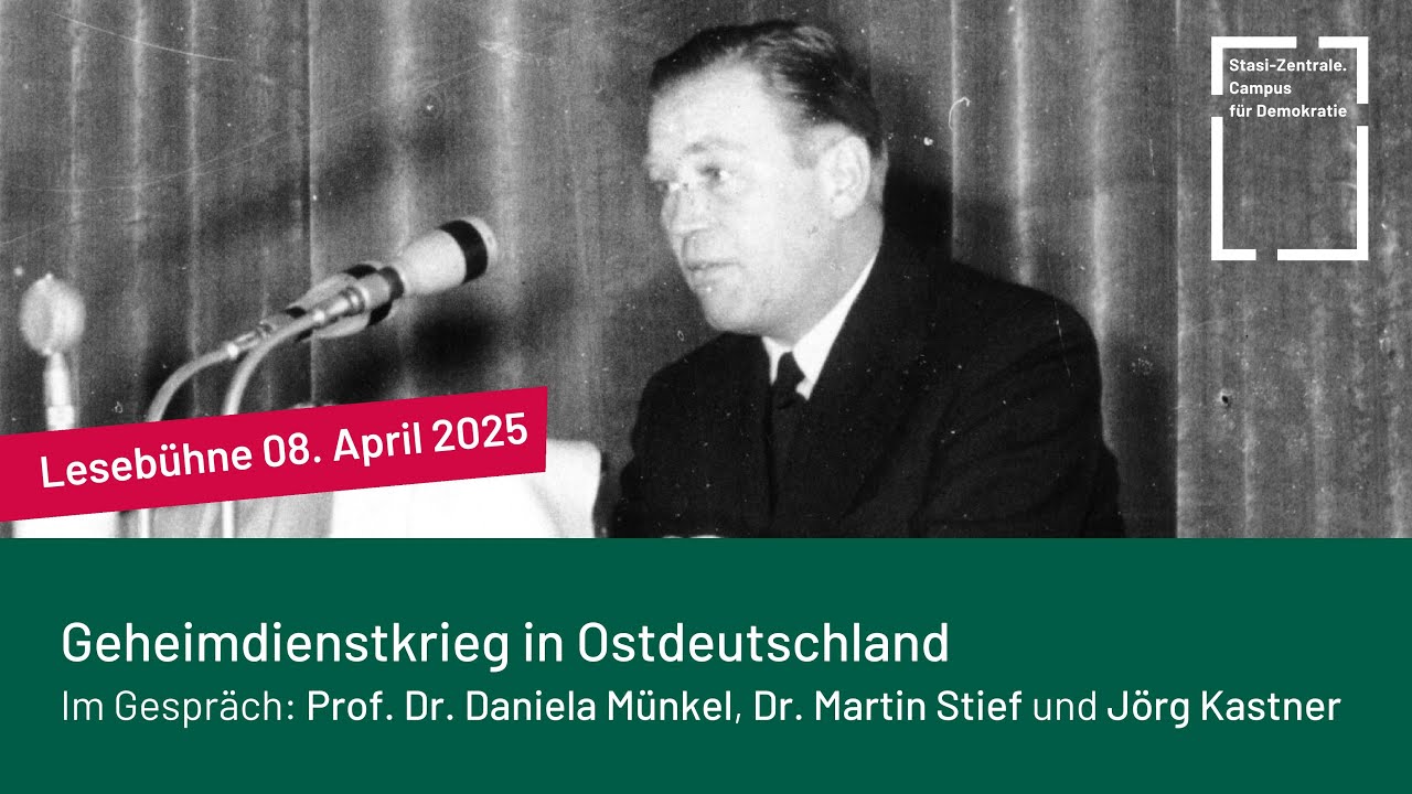 Lesebühne: Geheimdienstkrieg in Ostdeutschland