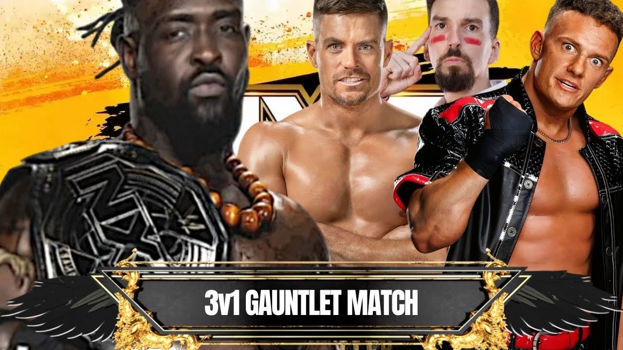 Oba Femi v. Grayson Waller v. Andre Chase v. Stacks - GAUNTLET MATCH | NXT