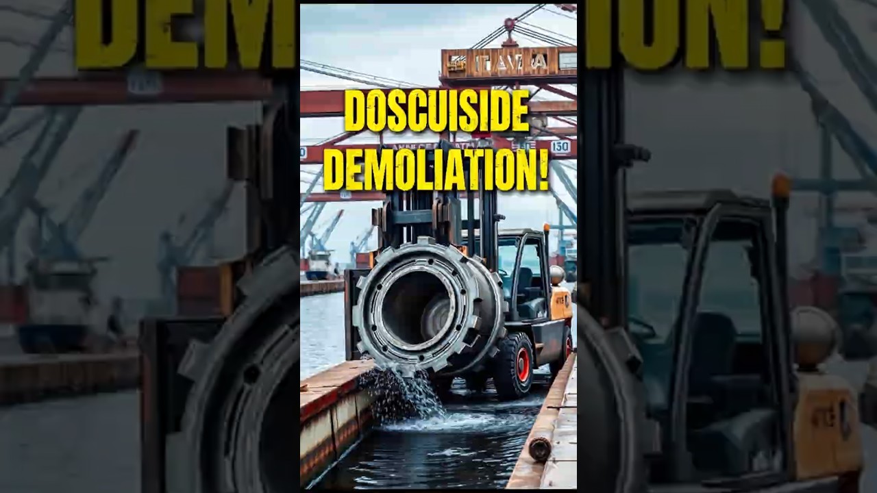 Heavy Construction Dismantling at Dockside
