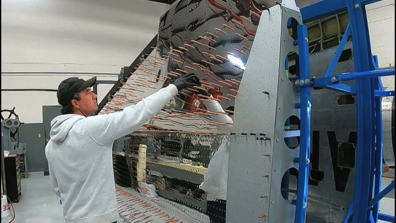 Seversky P-35a - Wing Skin Fabricating - Part 2