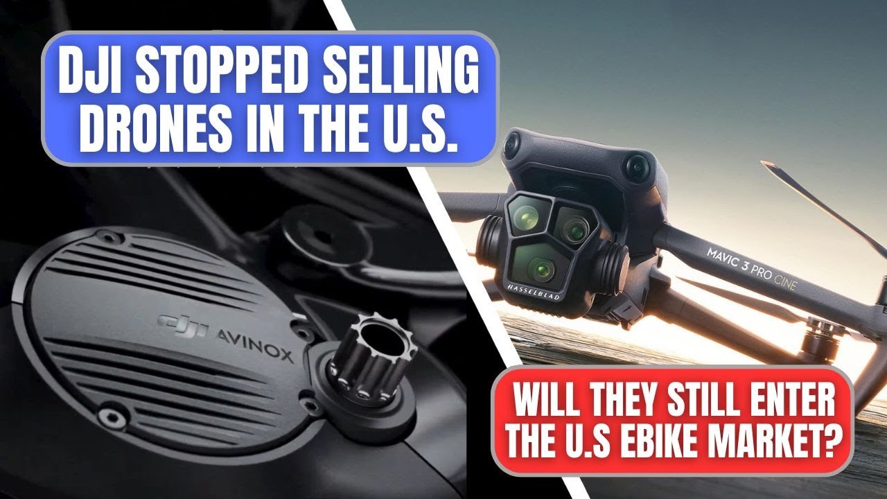 DJI stops sales of drones in the USA - Will they still sell the DJI Avinox ebike motor in the US?