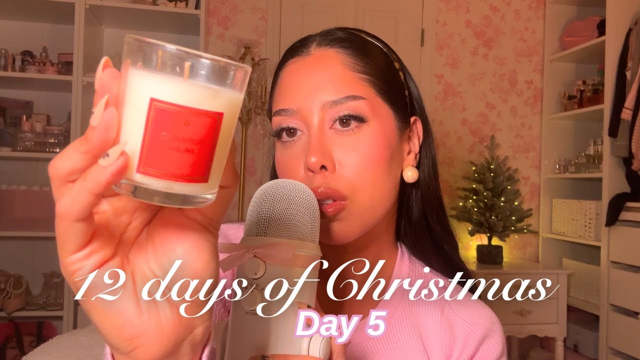 (Español) ASMR 12 Days of Christmas, Day 5 | ♥ Tienda de velas navideñas