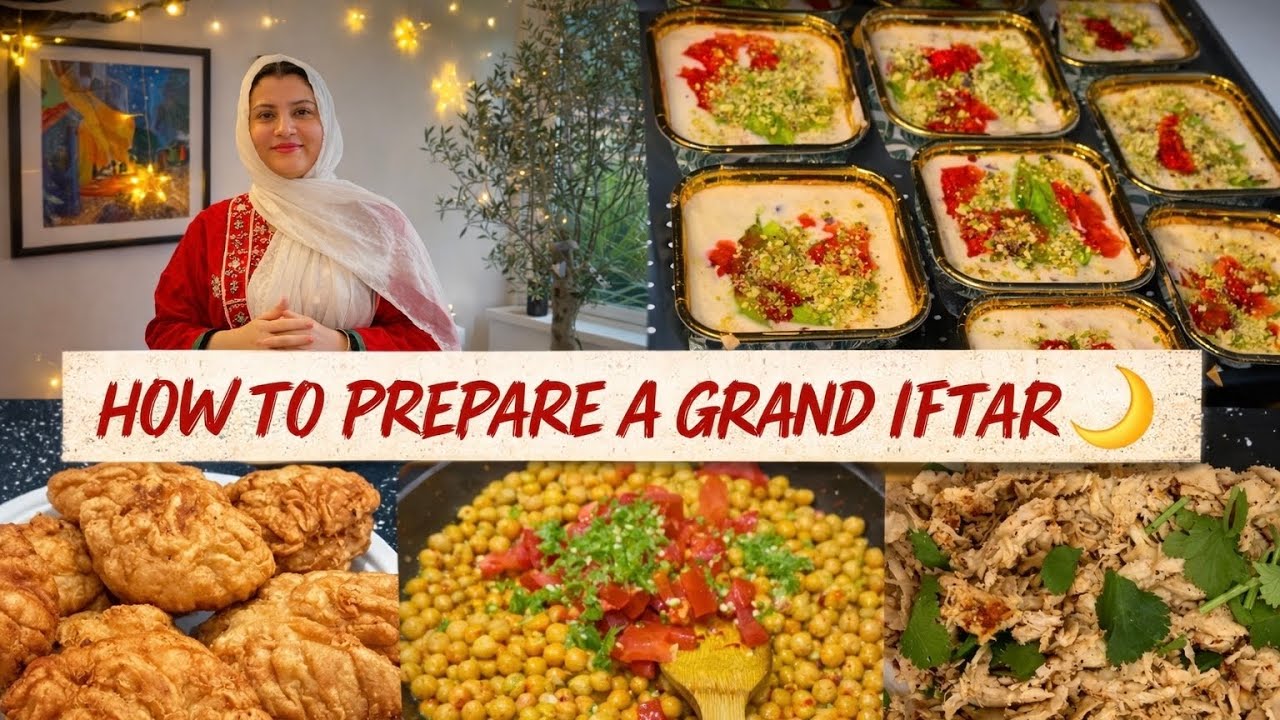 grand Iftar 🌙 ke liye ek din pehle kiya tayyari ki 👨‍🍳