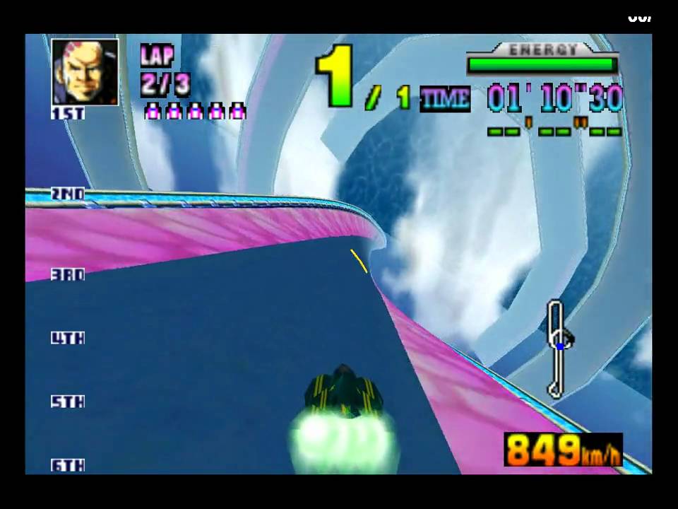 F-Zero X: Custom Track: Spiral Dive & Custom Machine HD