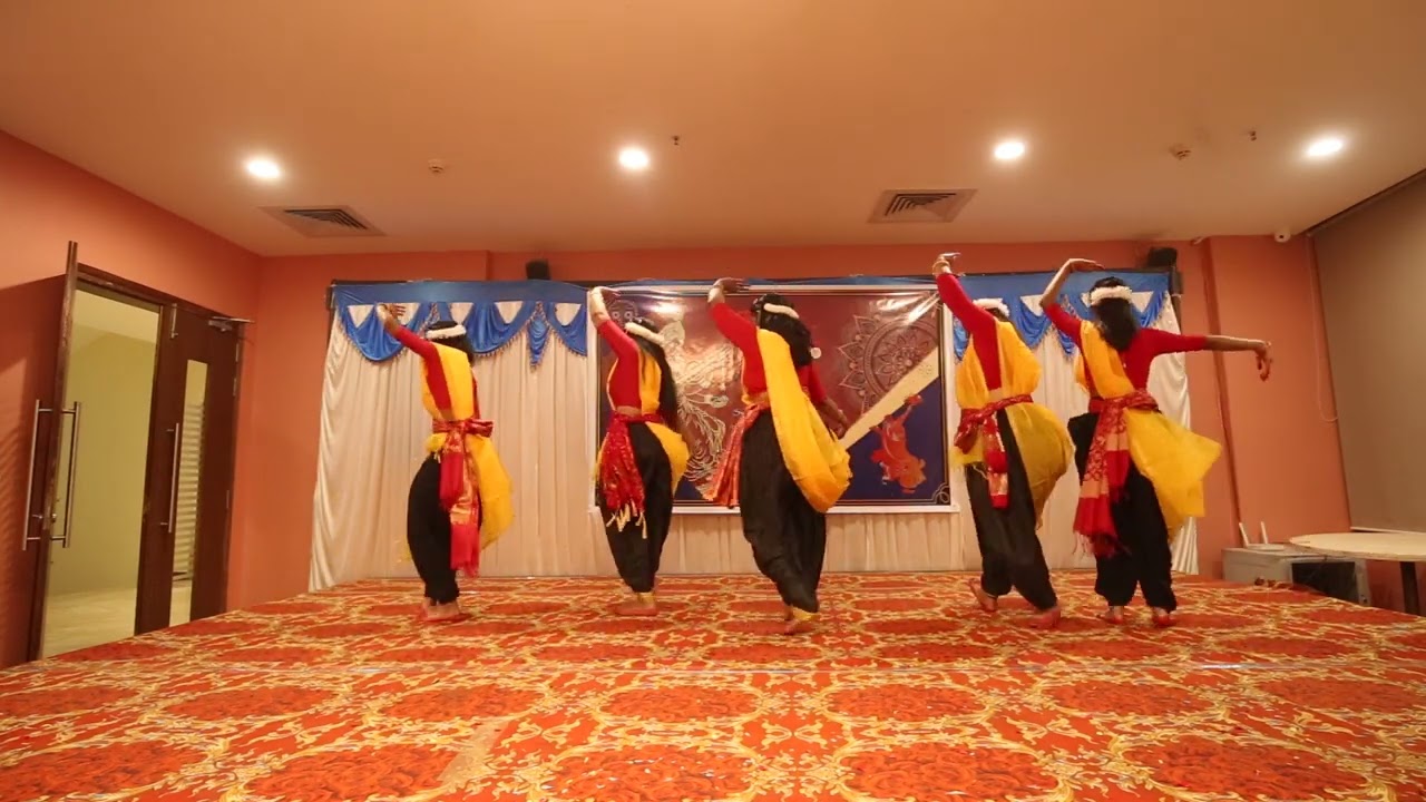Nataraja_,Namami Namami_Pranavalaya Fusion- Semiclassical_Odissi -Group dance for Saraswati Puja