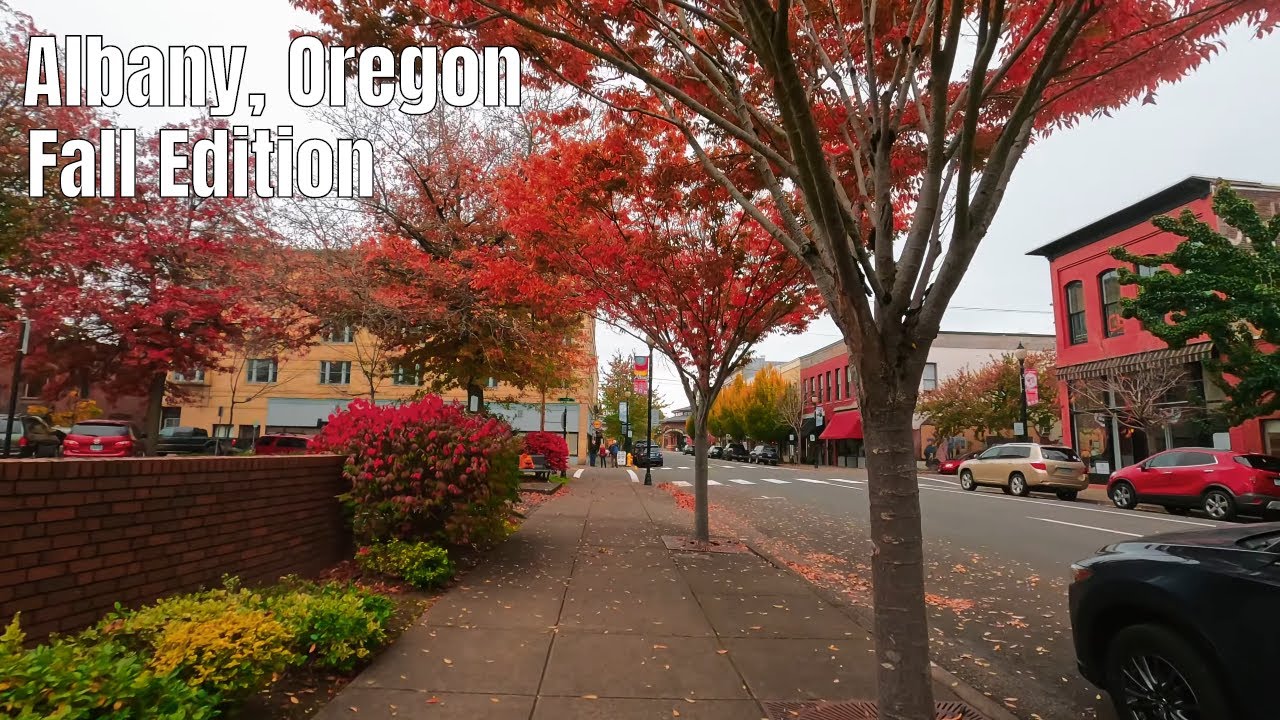 Downtown Albany, Oregon Walking Tour 4k