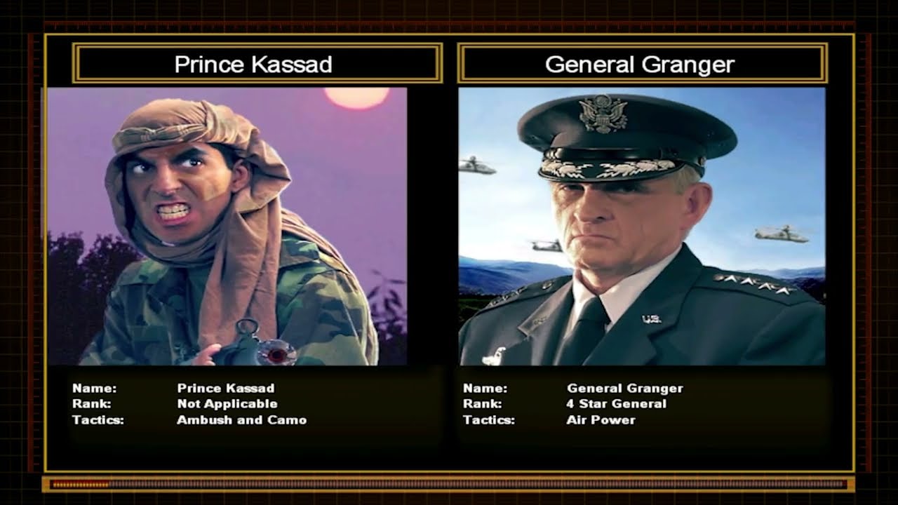Command and Conquer Shockwave Modo Reto Prince Kassad vs General Granger