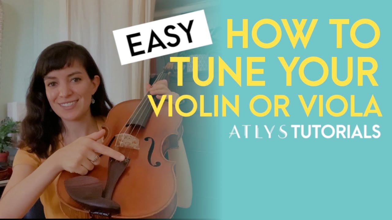 How to tune your violin or viola with the fine tuners. Super easy!