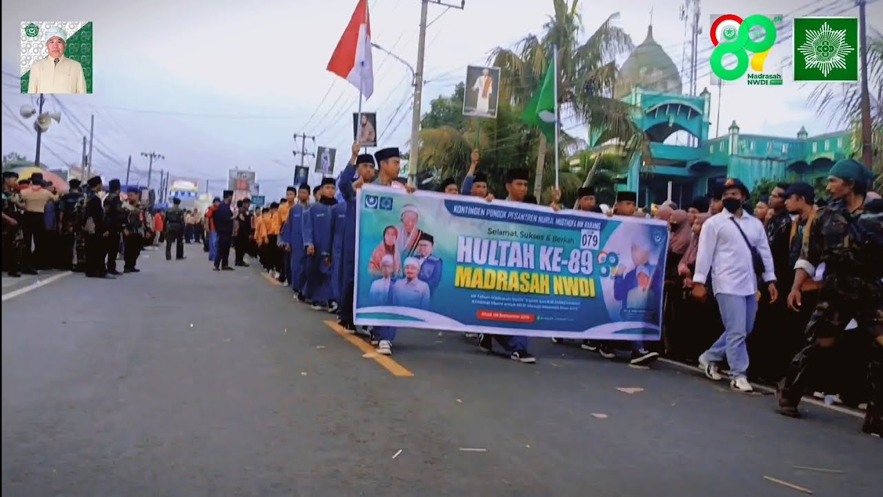 Pawai Menyambut HULTAH Madrasah NWDI Ke 89