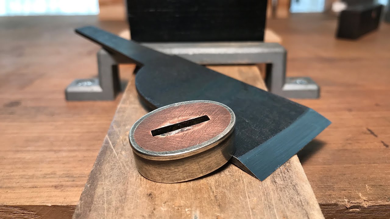 革包丁を作ろう。＃02-口金 / Making a Japanese leather knife #02-Clasp