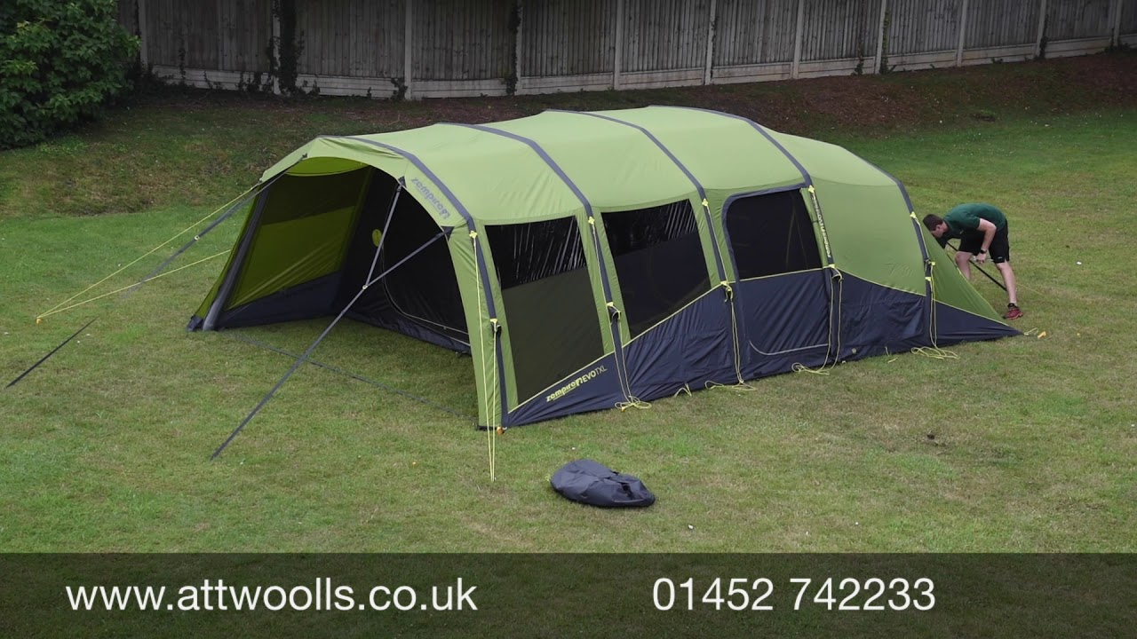 Zempire Evo TXL Tent Pitching & Packing (Real Time) Video