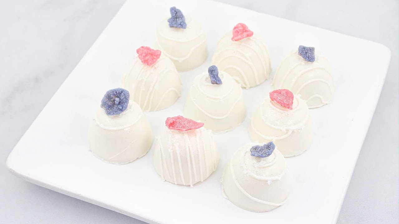 Lavender & Rose Water Flavored Truffles | Molded Chocolate