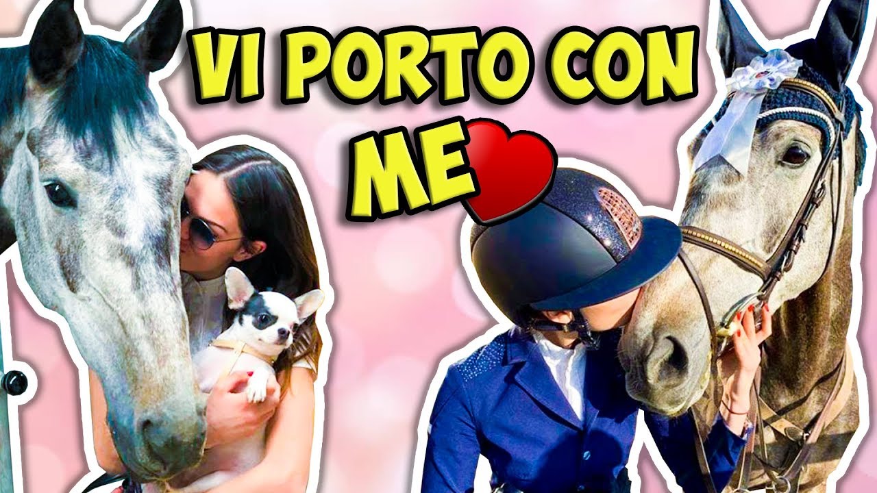 Vi porto UNA GIORNATA CON ME! Andiamo dai CAVALLI!