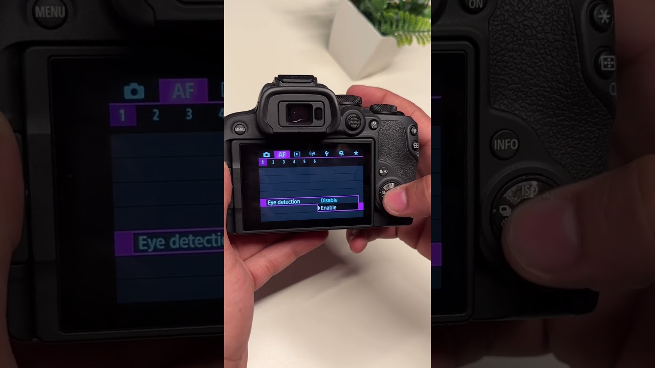 Turn on Auto Focus Mode Canon R10