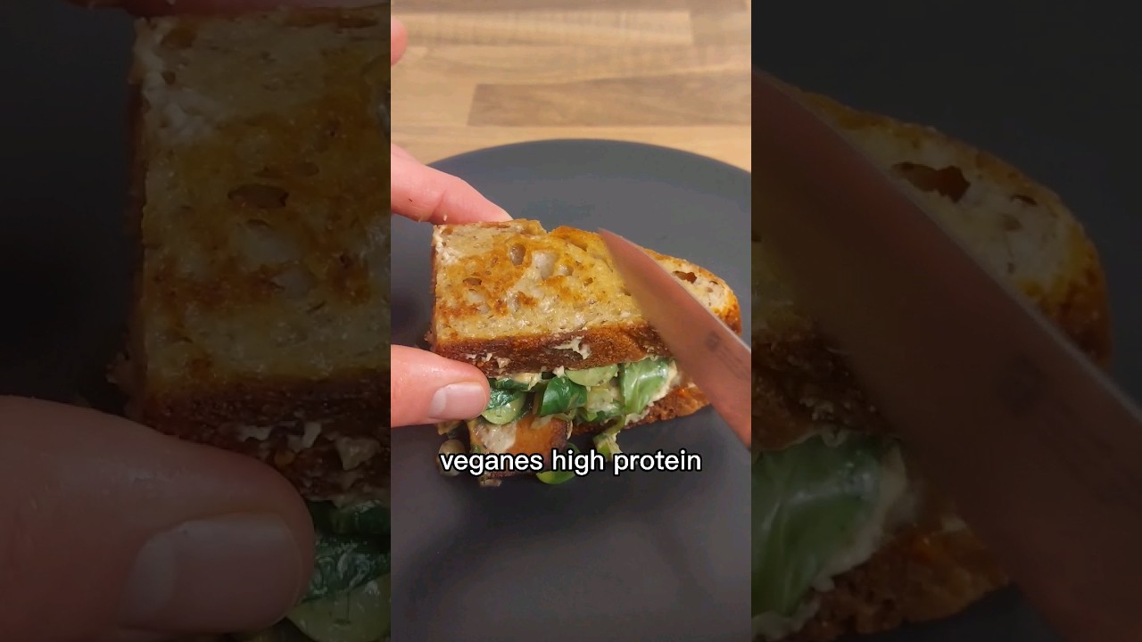 veganes high protein Sandwich mit 40g Eiweiß 