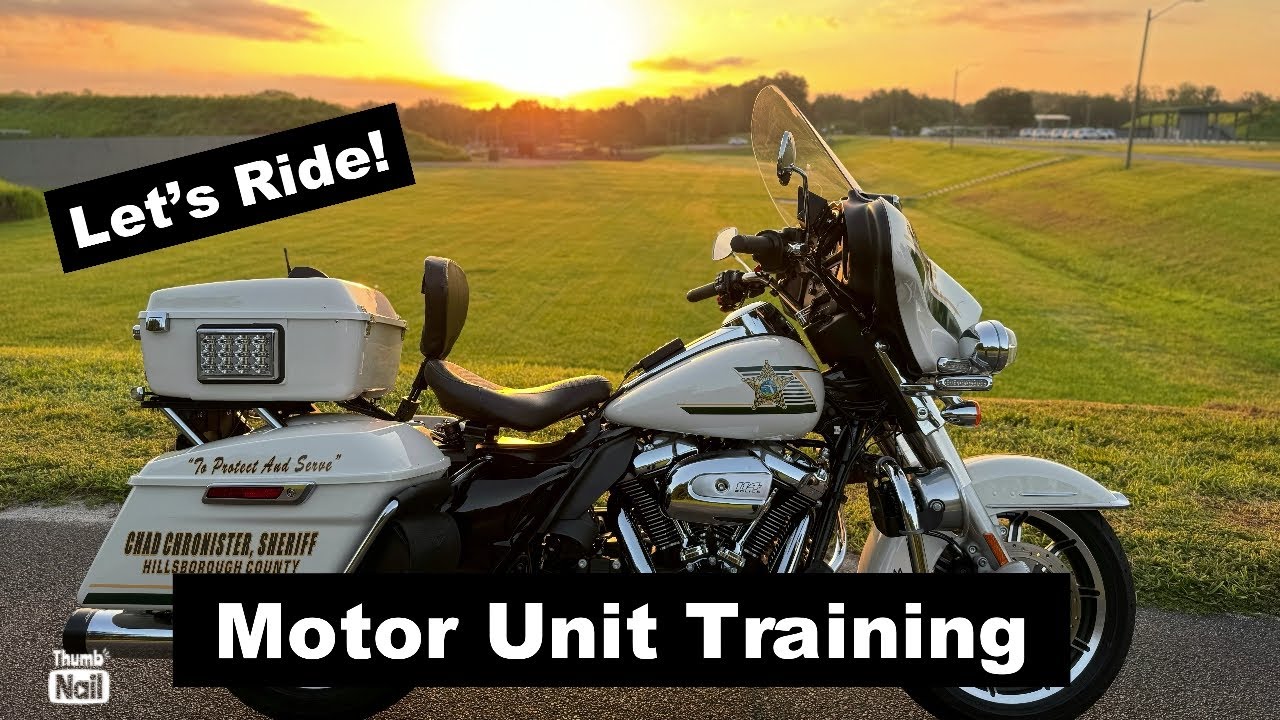 Police Motor Unit Monthly Training - Florida.