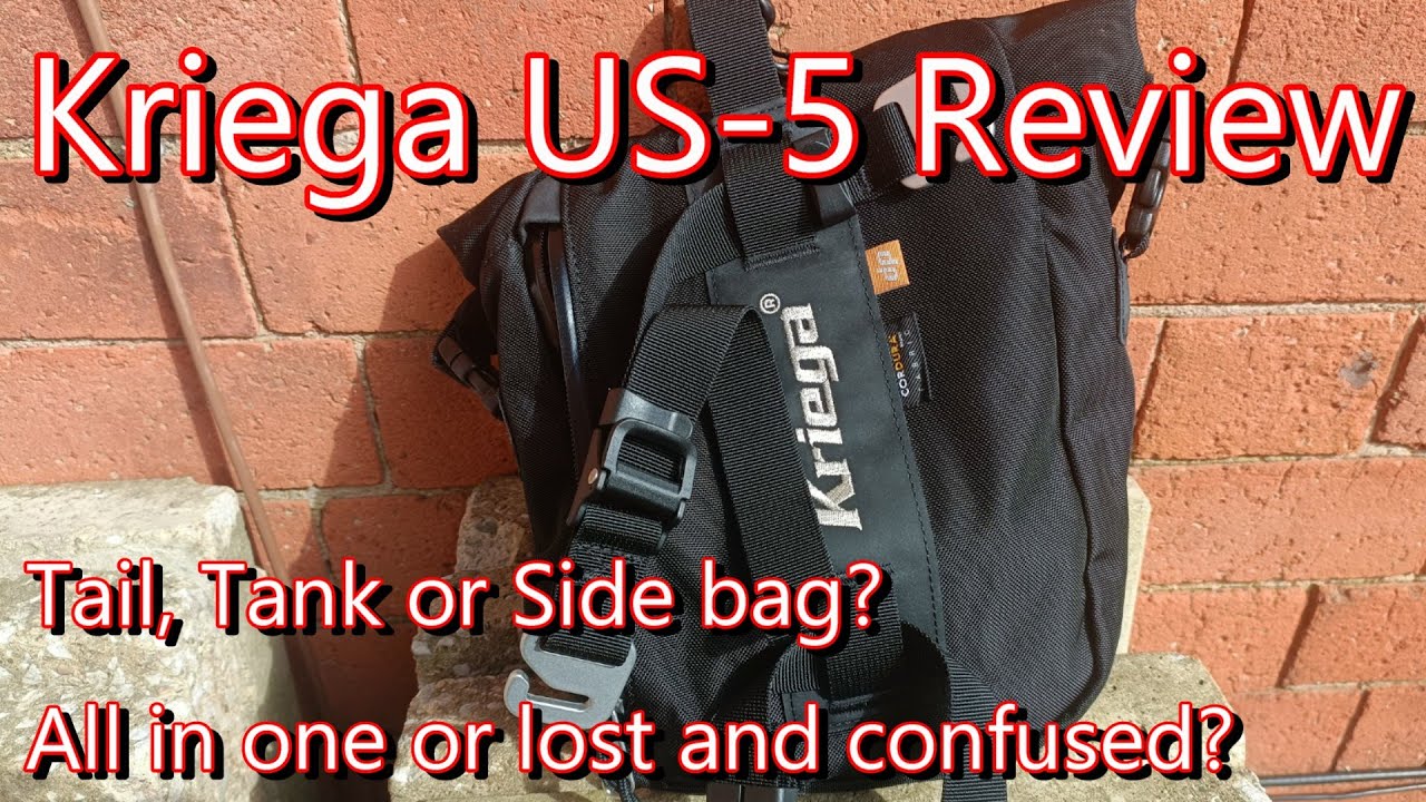 Quinn Reviews: Kriega, US-5 pouch / waterproof Tank bag, Tail bag, Side bag. The best?