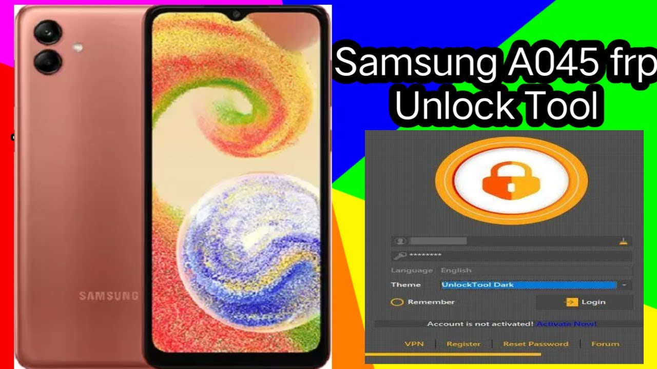 Samsung A04 A045F  Done unlock tool 2026