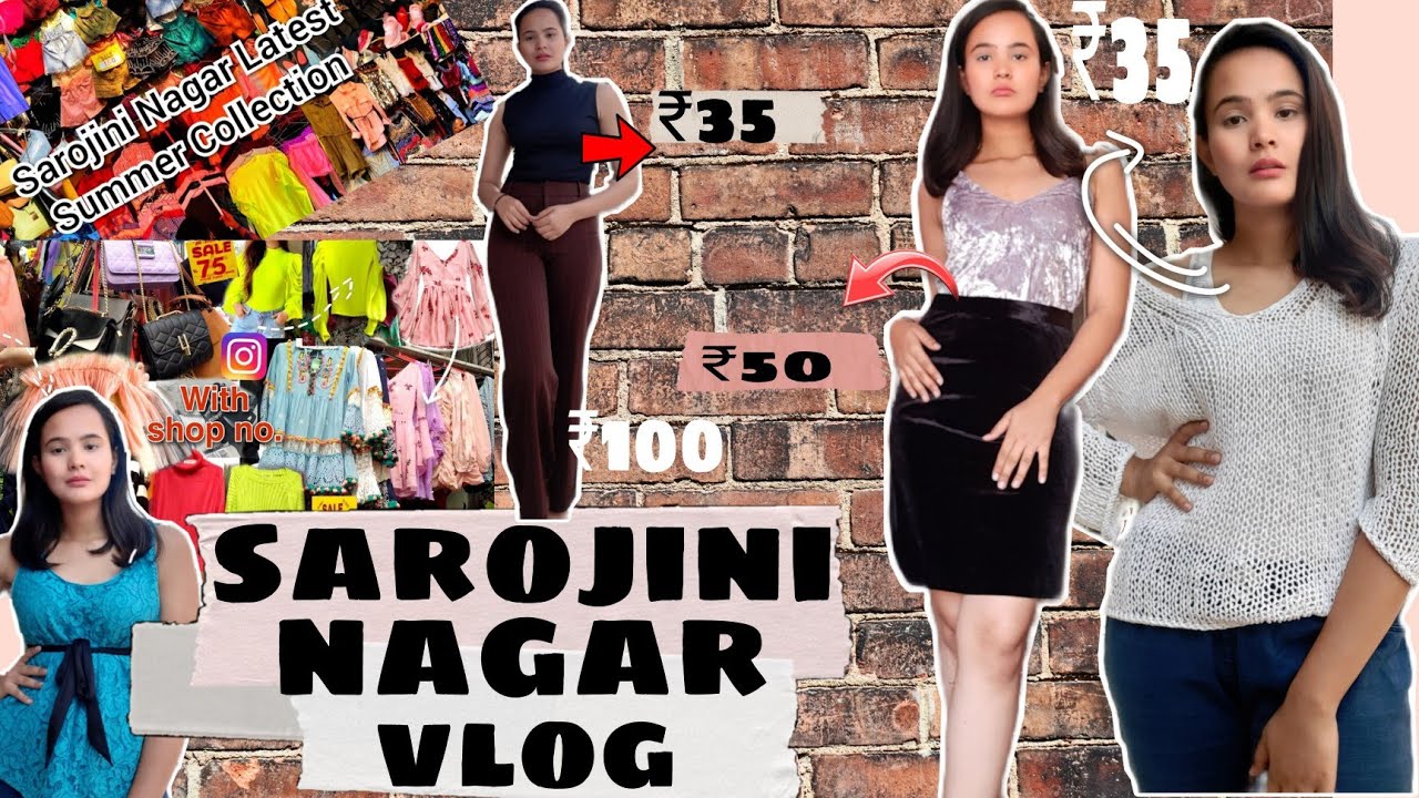 SAROJINI NAGAR | LATEST SUMMER COLLECTION 2021 VLOG  | MONDAY MARKET | AAYUSHI KALHER