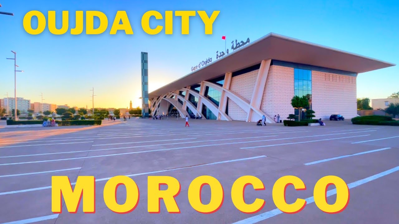 Oujda 2024 Driving on the city streets.  Morocco 🇲🇦 | person walking